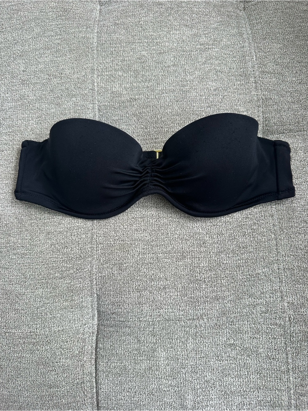 Victoria's Secret Black Bandeau Bikini Top